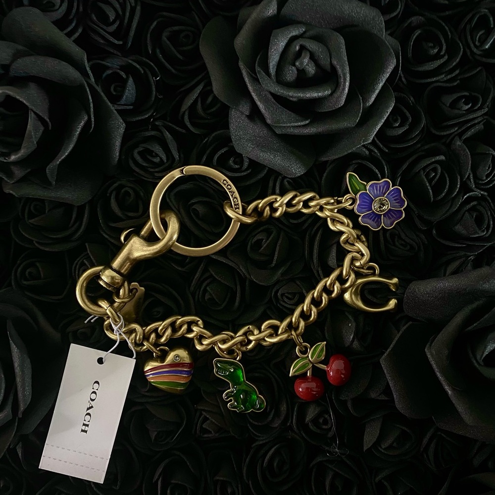Coach Gold Bag Charm